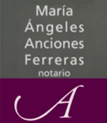 María Ángeles Anciones Ferreras Notario logo